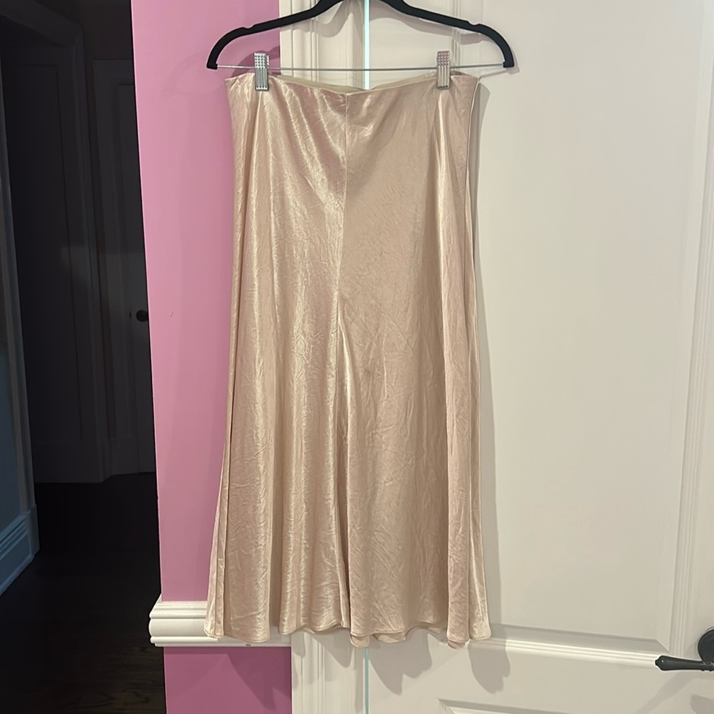 Aritzia pink slip skirt